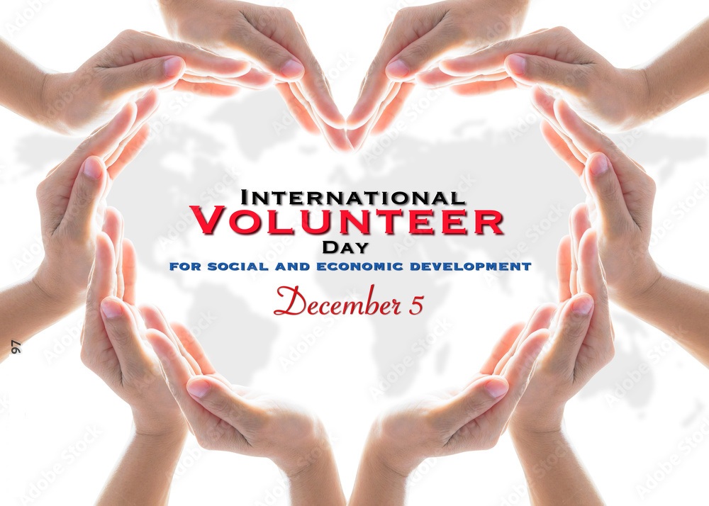 International Volunteer Day for Economic and Social Development is observed on December 5 ever year