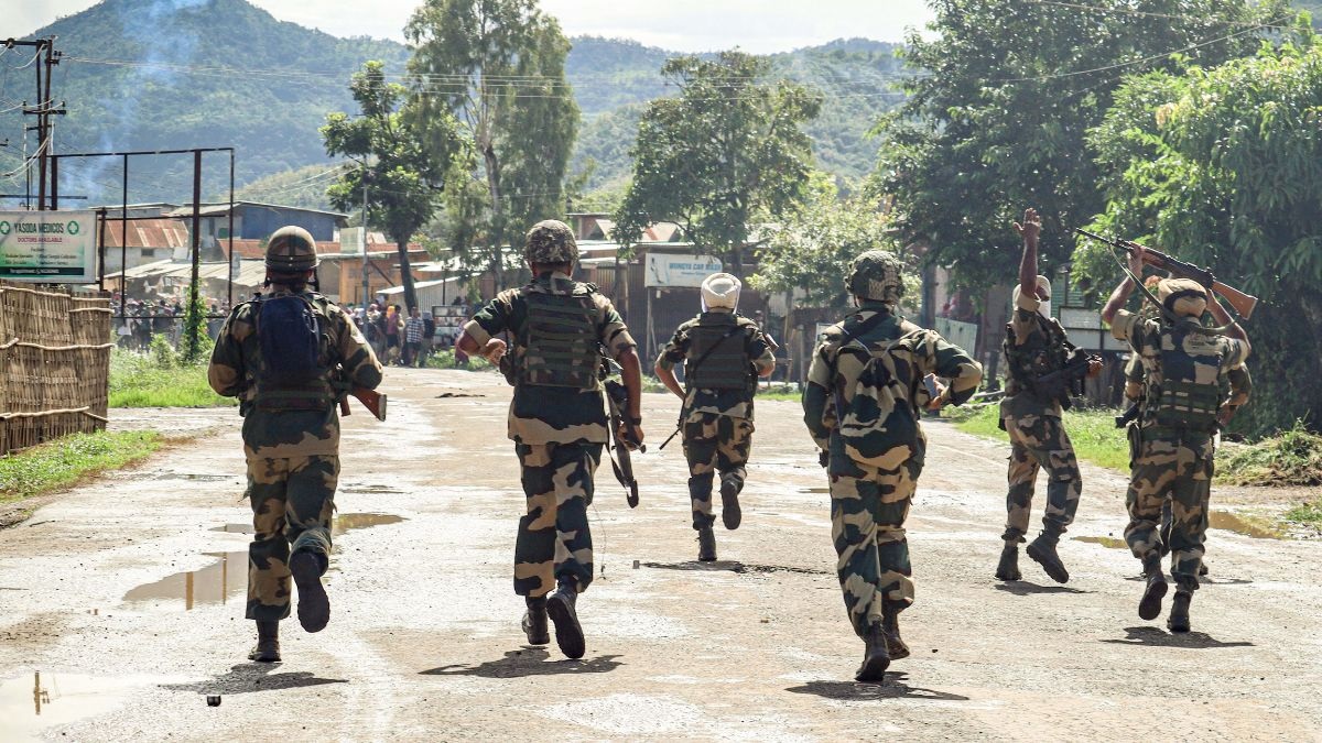 In Manipur as fresh clashes erupted on Monday evening leading to the imposition of curfew in Thoubal and Imphal West districts